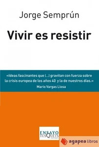 Vivir es resistir: tres conferencias y una conversación. NUEVO. ENVÍO URGENTE - Imagen 1 de 1