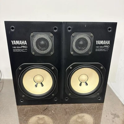 Yamaha NS-10M PRO Black Studio Monitor Speaker Pair Passive Classic No Grilles - Image 1 of 4