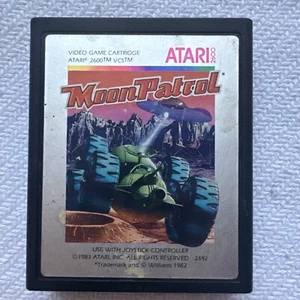 Moon Patrol (Atari 2600, 1983) Vintage Collectable Video Game Cartridge - Picture 1 of 9