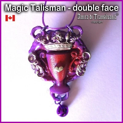 Magic Talisman Jewelry Amulet Pendant Necklace Winners Cup of Plenty Heart Jewel - Image 1 of 4