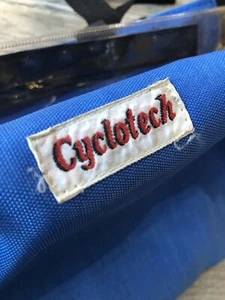 Bolsa de manillar delantero para bicicleta Cyclotech azul NOS - Imagen 1 de 6