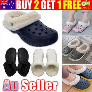 Croc Fur Insoles Liners Replacement Furry Inserts For Liners Shoes Clogs Slipper - Picture 1 of 17