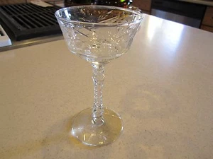 Libbey Rock Sharpe Arctic Rose Base Davidstern Schnaps Cocktail Glas Stiel3005 - Bild 1 von 7