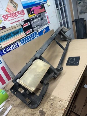 1992 93 1997 FORD F150 F250 F350 HEADER PANEL HEDALIGHT MOUNT BRACKET FRAME OEM - Image 1 of 4