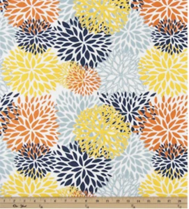 Premier Prints Blooms Maya Stoff 52" breit mal 1/2 Yard - Bild 1 von 1