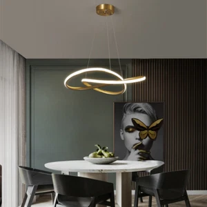 Dining Room Pendant Lighting Kitchen Pendant Lighting Gold Home Pendant Lights - Picture 1 of 13