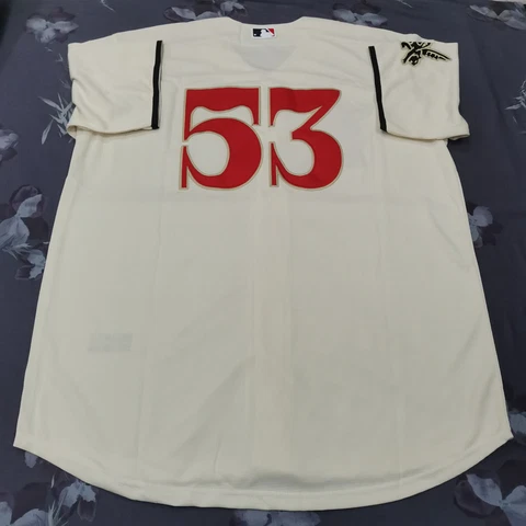 Adolis García #53 Texas Rangers City Connect Cream Cool Base Stitched Jersey Cover