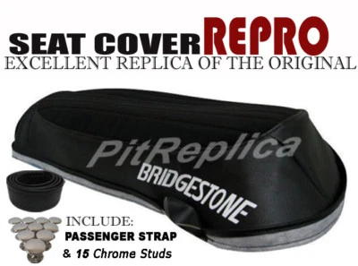 FUNDA DE ASIENTO BRIDGESTONE *GAMUZA PRENSADA TÉRMICAMENTE* 350 GTR GTO 1969 1970 1971 [EACLL]   Foto 1 de 4