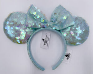 Disney Parks Green Limited Little Mermaid Ariel 2022 Ears Iridescent Headband