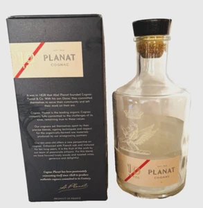 Planat 10 Years Organic Cognac Liquor EMPTY Bottle 750ml with Box R3 - Picture 1 of 7