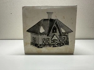Dept 56 Heritage Village Apple Valley School Lighted House w/ Box WORKS - Picture 1 of 7