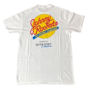 Johnny Rockets The Original Hamburger Coming Soon Casino T-Shirt Größe Large - Bild 1 von 3