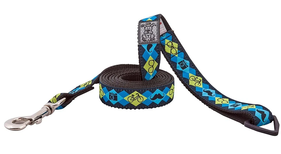 RC Pets Hipster Pattern Adjustable Dog Clip Collar OR Leash, Large - Image 1 of 1