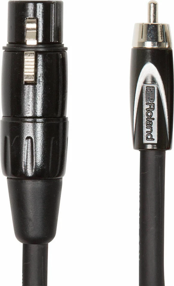 Roland RCC-10-RCXF Black Series XLR Female to RCA Interconnect Cable (10') - Image 1 of 1