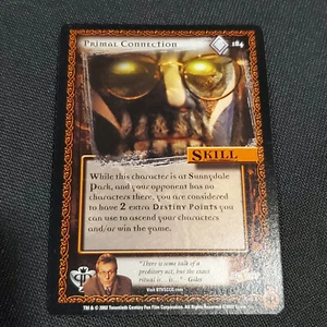 PRIMAL CONNECTION 184 Ultra Rare Pergamum Prophecy LIMITED 1ST ED. BTVS CCG - Picture 1 of 2