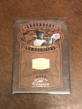 2005 Donruss Frank Robinson Game Used Bat Legendary Lumberjacks Card!