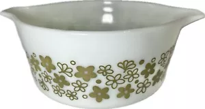 Pyrex Spring Blossom Crazy Daisy Casseruola Piatto 474-B 1 1/2 qt Forno Senza Coperchio - Foto 1 di 7