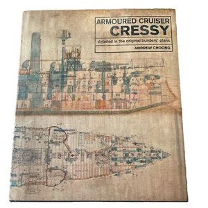 Panzerkreuzer Cressy detailliert in den ursprünglichen Bauarbeiterplänen Choong HB BUCH - Bild 1 von 16