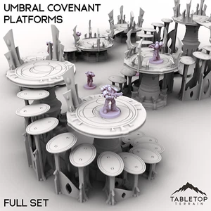 Umbral Covenant Platforms - Space Elves Grimdark Wargaming - Picture 1 of 10