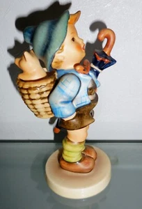 FIGURINA HUMMEL VINTAGE GERMANIA "CASA DAL MERCATO" COLORATO DESIGN GOEBEL - Foto 1 di 6