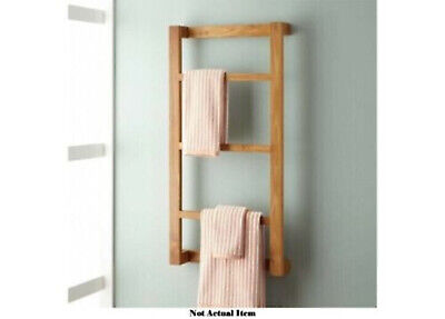 Signature Hardware Wulan Teak Hanging Towel Rack - Natural Teak • 185.57€