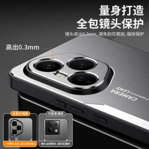 For Honor 400/400 PRO 5G, Metal Aluminum Armor Hybird Soft Bumper Cover Case - Picture 1 of 19