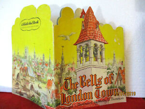 Molly B Thomson THE BELLS OF LONDON TOWN c1948 A KIDDIE KUT BOOK vintage sc 