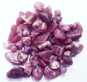 Natural lepidolite Polished Chips 342.50 Ct Lot Loose Gemstone With Free Gift - Picture 1 of 7