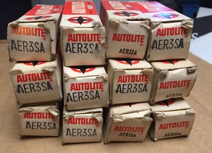 12 NOS Autolite AER3SA MS 35909-4 Spark Plug Military Shielded Vehicle Resistor - Picture 1 of 7