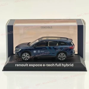 1/43 Norev Renault Espace E-tech Full Hybrid Partenaire Premium Diecast Blue - Imagen 1 de 7
