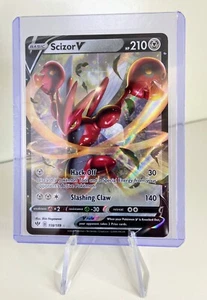 Pokémon TCG Scizor V #118 Pokemon Darkness Ablaze Full Art Holo - Picture 1 of 2