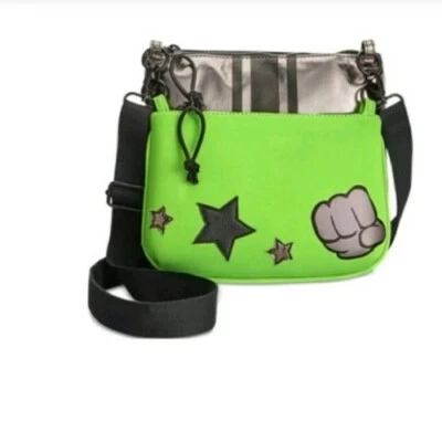NEW Ideology Multi Crossbody Double Bag Lime Green Pewter 2 In 1 - Image 1 of 4