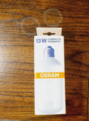 Energiesparlampe OSRAM Prismatic E27 13W 2700K - CP13 - OSRAM - Bild 1 von 3