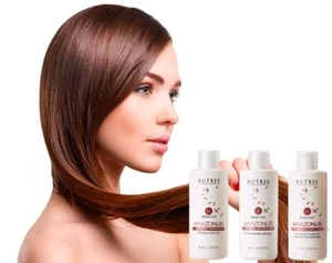Nutree Amazonliss﻿ ﻿Keratin Unique Step 3 Piece Set 2.02 oz NEW - Picture 1 of 8