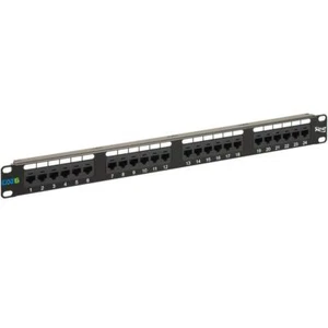 PATCH PANEL, CAT 6, 24-PORT, 1 RMS By ICC - Picture 1 of 1