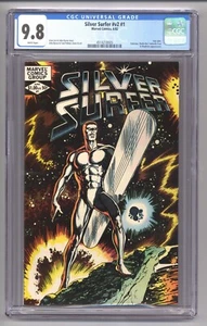 Silver Surfer v2#1 (CGC 9.8) One-shot Galactus FF Mephisto Lee Byrne 1982 Marvel - Picture 1 of 2