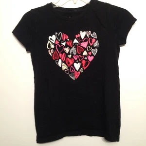 Rosa Herzen Shirt Mädchen Marke Circo Größe L Valentinstag süßes Design - Bild 1 von 10