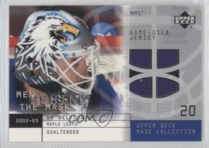 2002-03 Upper Deck Mask Collection Men Behind the Jerseys Ed Belfour #BM-EB HOF