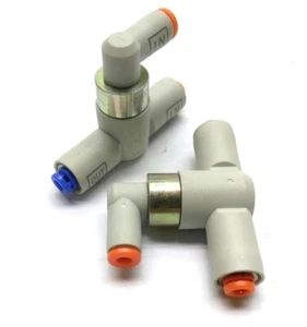 Lot of 2 SMC VR1211F-01 Relay Valve, One-Touch Fittings, 1/8" Hose, 145PSI - Picture 1 of 6