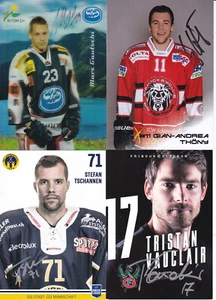 Eishockey - Schweiz, 8 Autogrammkarten mit Originalunterschrift! - Bild 1 von 2
