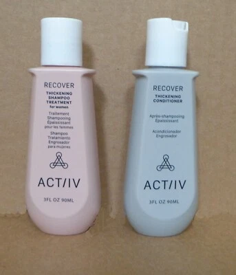 ACTIIV Women Recover Duo Travel Kit Thickening Shampoo, Conditiondf  3oz THICKER - Image 1 of 4