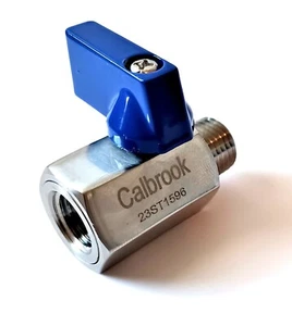 1/4" Mini BV 304 acero inoxidable hembra a macho NPT 1000 PSI - UNO por pedido - Imagen 1 de 5
