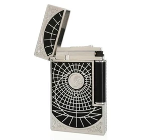 Luxury Retro Cigarette Bright Ping Sound Gas Memorial DP Engraving Lighter - Picture 1 of 4