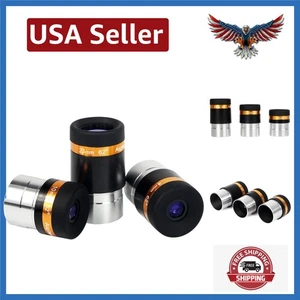 Lightweight 3-Piece Telescope Eyepieces Kit - Ideal for Bright Celestial Viewing - Picture 1 of 11