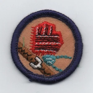 Art to Wear, distintivo Junior GS Proficiency, retro in garza di plastica (1980-99) - Foto 1 di 1