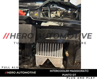 Fiat Punto GT 1,4 Intercooler Maggiorato Alluminio Plug And Play Fino A 250cv - Immagine 1 di 4