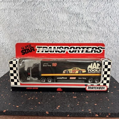 Matchbox Semi Truck Transporters Ernie Irvan #10 Mac Tools Limited Edition - Image 1 of 4
