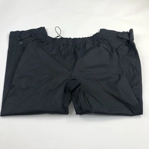 Pantalones transpirables impermeables negros regulares Columbia Omni-Tech grandes (se adapta a 32x31) - Imagen 1 de 11