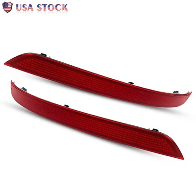 Reflectores de parachoques trasero lente roja para Mercedes Benz W166 ML350 ML400 ML500 2012-15 Foto 1 de 4