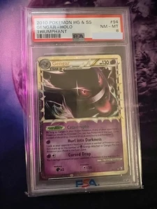 Gengar Prime Holo PSA 8 Ultra Rare 94/102 Heart Gold & Soul Silver Triumphant - Bild 1 von 2